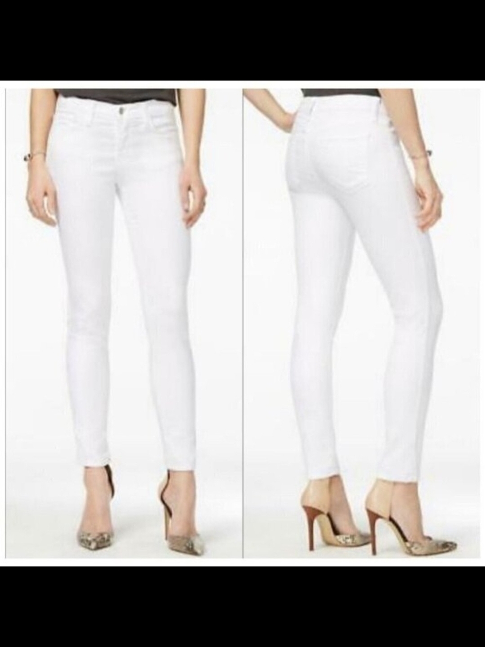 Flying Monkey White Skinny Jeans for Women